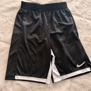 Nike Black Basketball Shorts with White Accents
